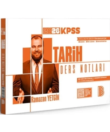 2026 KPSS Tarih Ders Notları