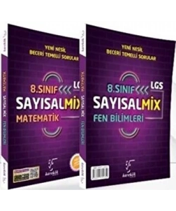 8.Sınıf LGS SayısalMix Matematik ve Fen Bilimleri