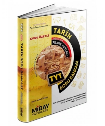 TYT Tarih Konu Özetli Soru Bankası Miray Yayınları