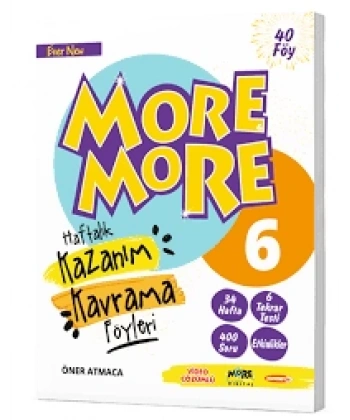 6. Sınıf More More English Haftalık Kazanım Kavrama Föyleri