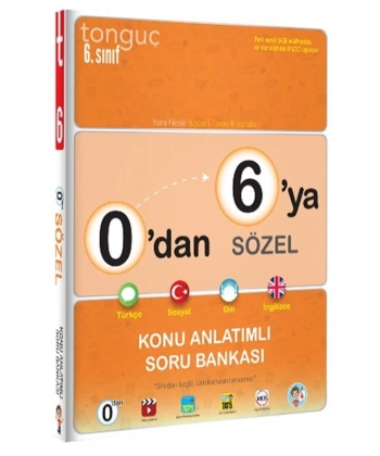0 dan 6 ya Sözel Konu Anlatımlı Soru Bankası