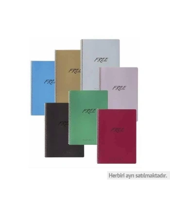 Keskin A4 80 Yp.Çizgili PP Kap.Free Platinum Def.