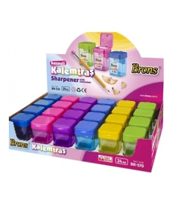 Brons Çiftli Kalemtraş