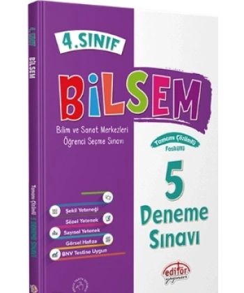 4. Sınıf Bilsem Deneme 5Li Tamamı Çözümlü