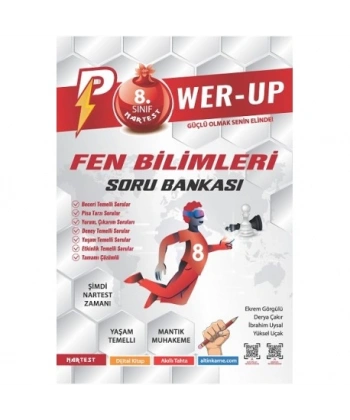 8. Sınıf Power-Up Fen Bilimleri Soru Bankası