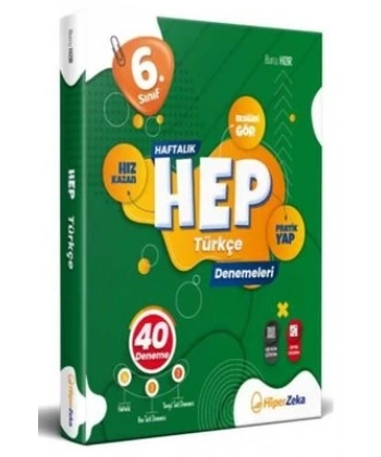 Hiper 6 Hep Türkçe Haftalık Deneme Föyleri