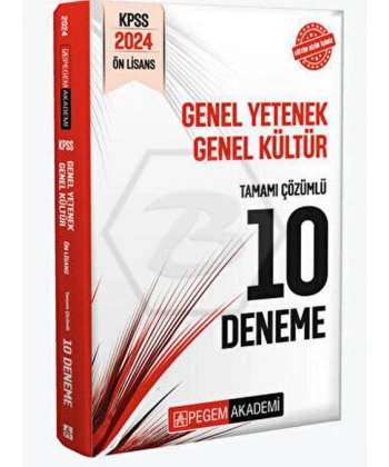 2024 KPSS Genel Yetenek Genel Kültür Önlisans Tamamı Çözümlü 10
Deneme
