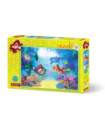 50 Parça Puzzle Dalgıç Çocuklar