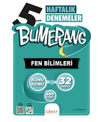 5 Bumerang 32 Haftalık Fen Deneme