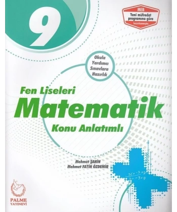 9.Sınıf Fen Liseleri Matematik Konu Anlatımlı