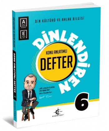 6. Sınıf Din Kültürü ve Ahlak Bilgisi Dinlendiren Defter