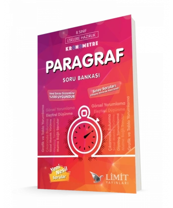 8. Sınıf LGS Kronometre Paragraf Soru Bankası Limit Yayınları