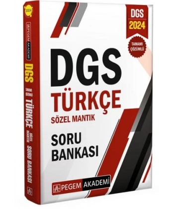 2024 Dgs Türkçe Sözel Mantık Tamamı Çözümlü Soru Bankası