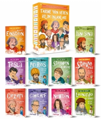 Tarihe Yön Veren Bilim İnsanları Serisi (Kutulu 10 Kitap)