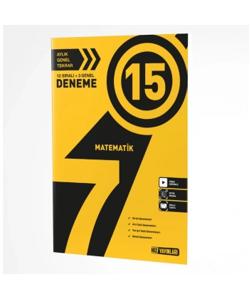 7.Sınıf Matematik 15 li Deneme
