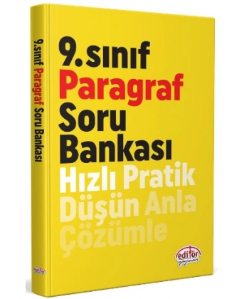 9.Sınıf Paragraf Soru Bankası Hızlı Pratik
