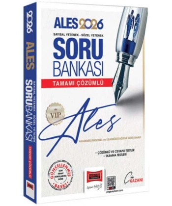 2026 ALES VIP Sayısal Sözel Yetenek Tamamı Çözümlü Soru Bankası