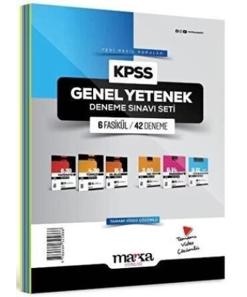 2025 KPSS Genel Yetenek Deneme Sınavı Seti 6 Fasikül 42 Deneme