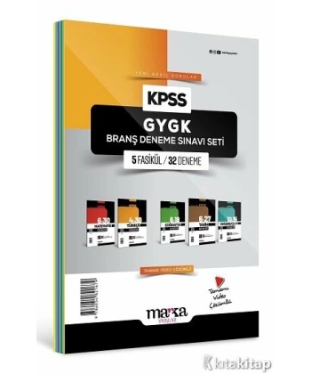 2025 KPSS GYGK Branş Deneme Sınavı Seti 5 Fasikül 32 Deneme