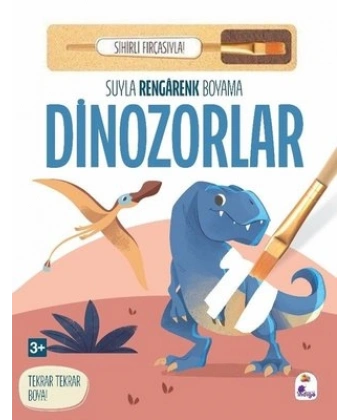 Suyla Rengarenk Boyama - Dinozorlar (Sihirli Fırçasıyla)