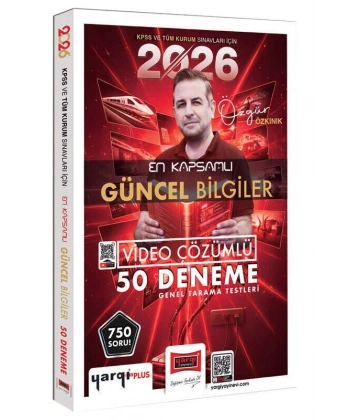 2026 KPSS En Kapsamlı Güncel Bilgiler 50 Deneme Çözümlü Yargı Yayınları
