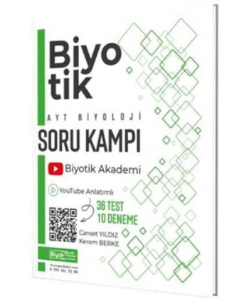 AYT Biyoloji Soru Kampı Biyotik Yayınları