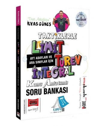 Tüm Adaylar İçin Taktiklerle Limit - Türev - İntegral Konu Anlatımlı Soru Bankası İlyas Güneş Yargı Yayınları
