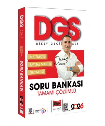 2026 DGS Tamamı Çözümlü Matematik Soru Bankası (Deniz Atalay) Yargı Yayınları