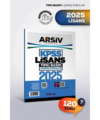 Marka Yayınları 2025 KPSS Lisans Çıkmış Sorular