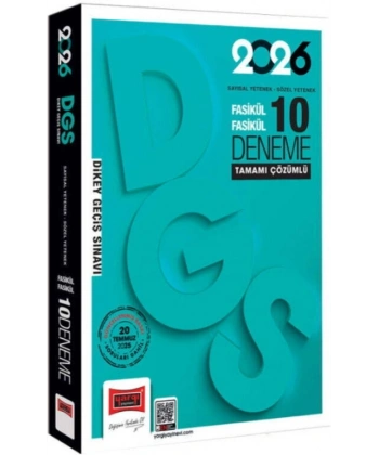 2026 DGS Sayısal-Sözel Yetenek Tamamı Çözümlü 10 Deneme Yargı Yayınları