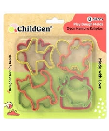 8Li Oyun Hamuru Kalıbı