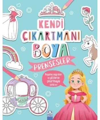 Kendi Çıkartmanı Boya Prensesler