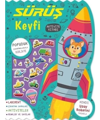 Sürüş Keyfi – Çıkartmalı Aktivite Kitabı