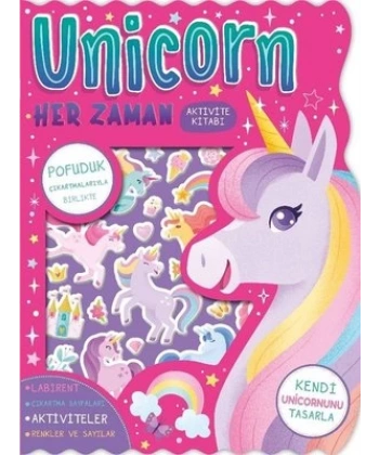Unicorn Her Zaman – Çıkartmalı Aktivite Kitabı