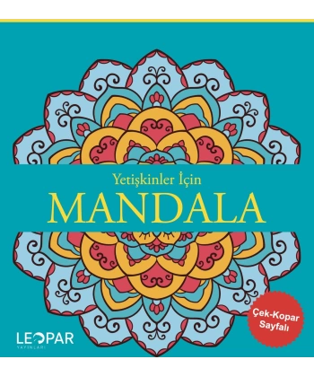 Yetişkinler İçin Mandala - Mavi
