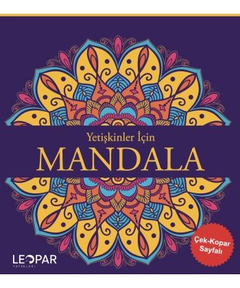 Yetişkinler İçin Mandala - Mor