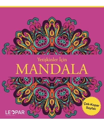Yetişkinler İçin Mandala - Pembe