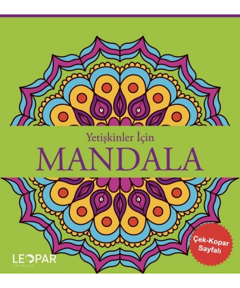 Yetişkinler İçin Mandala - Yeşil