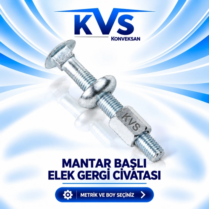 KVS MANTAR BAŞ ELEK GERGİ CİVATASI