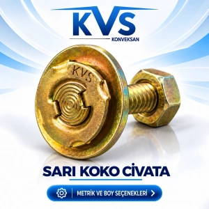 ELEVATÖR KOVASI SARI KOKO CİVATA TAKIMI