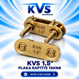 KVS 1,5 İNÇ PLAKA RAPTİE TAKIMI