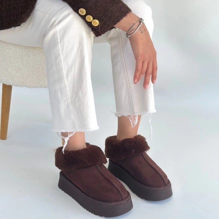 Edali Kahverengi Süet Bot