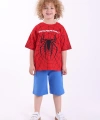 Örümcek Adam Baskılı 3-10 Yaş Oversize Yazlık Şortlu Çocuk Takım