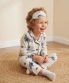 3–10 Yaş Çocuk Pijama Takımı | Göz Bantlı | Rahat & Nefes Alan