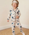 3–10 Yaş Çocuk Pijama Takımı | Göz Bantlı | Rahat & Nefes Alan