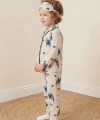 3–10 Yaş Çocuk Pijama Takımı | Göz Bantlı | Rahat & Nefes Alan