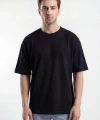 Erkek Basic Tişört %100 Pamuk Oversize kalıp Günlük Spor T-Shirt