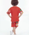 2-8 Yaş Erkek Çocuk Oversize %100 Pamuk Yazlık Takım – Rahat Kesim Günlük Şortlu Kombin