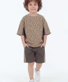 5-12 Yaş Erkek Çocuk Oversize %100 Pamuk Yazlık Takım – Rahat Kesim Günlük Şortlu Kombin