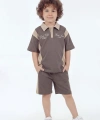 5-12 Yaş Erkek Çocuk Oversize %100 Pamuk Yazlık Takım – Rahat Kesim Günlük Şortlu Kombin